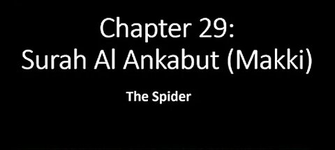 Quran Nazil Surah 85 | Book Surah 29 | Surah Al - Ankabut | Makki Surah |