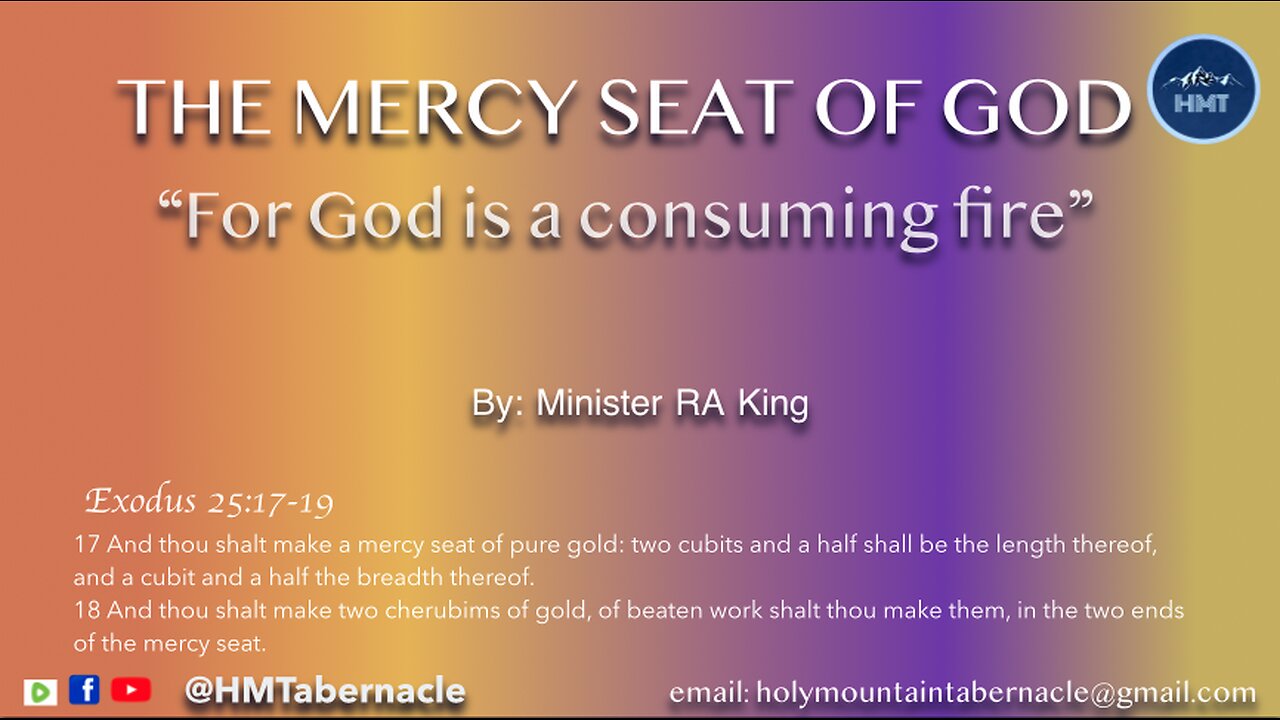 THE MERCY SEAT OF GOD