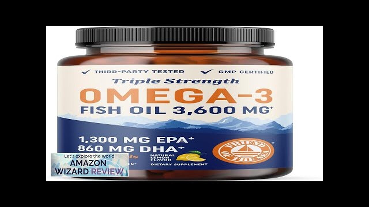 Triple Strength Omega 3 Fish Oil 3600 mg EPA & DHA Review