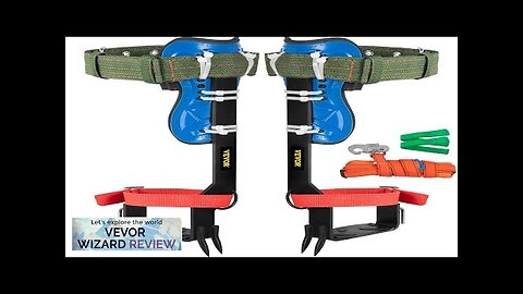 VEVOR Tree Climbing Spikes 4 in 1 Alloy Metal Adjustable Pole Climbing Review