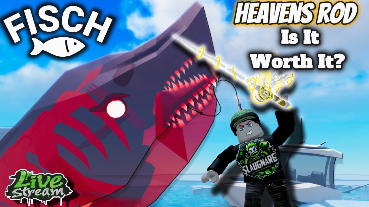 Roblox Fisch: NEW Heavens Rod REVIEW! (Worth the Grind? 💰) LIVE