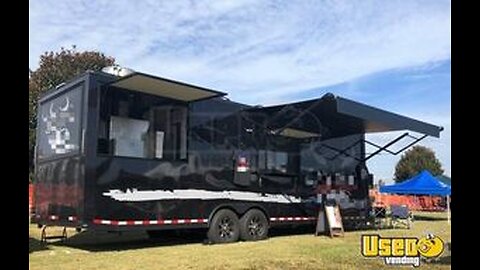 2020 8.5' x 26' Barbecue Food Trailer with All NSF Equipment | Concession Trailer