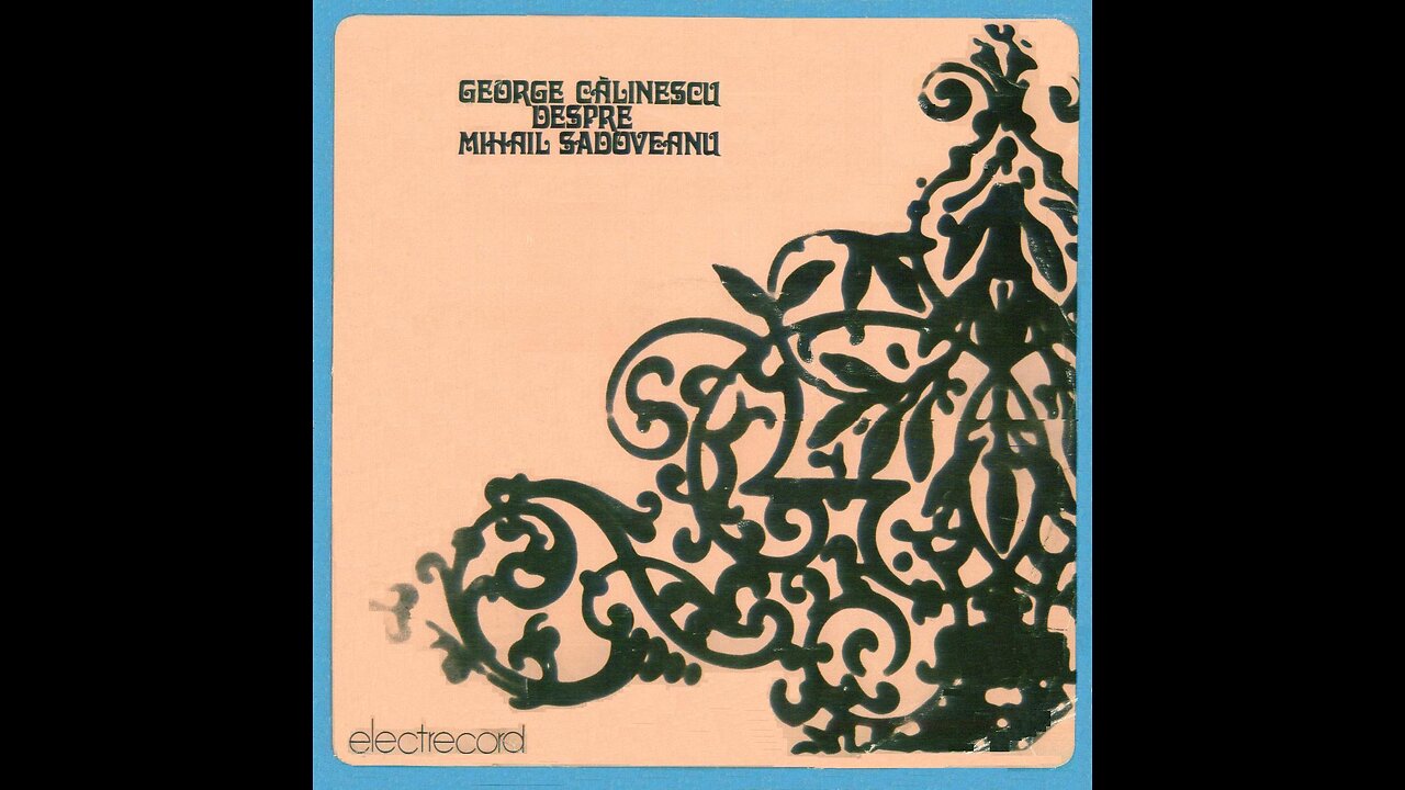 George Calinescu despre Mihail Sadoveanu