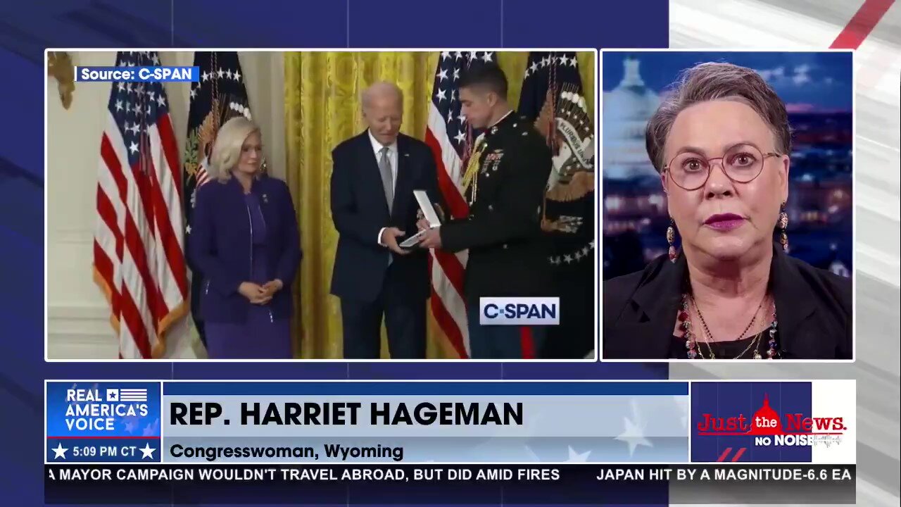 Rep. Hageman: Biden awarding Liz Cheney the Presidential Citizens Medal harms integrity of the award