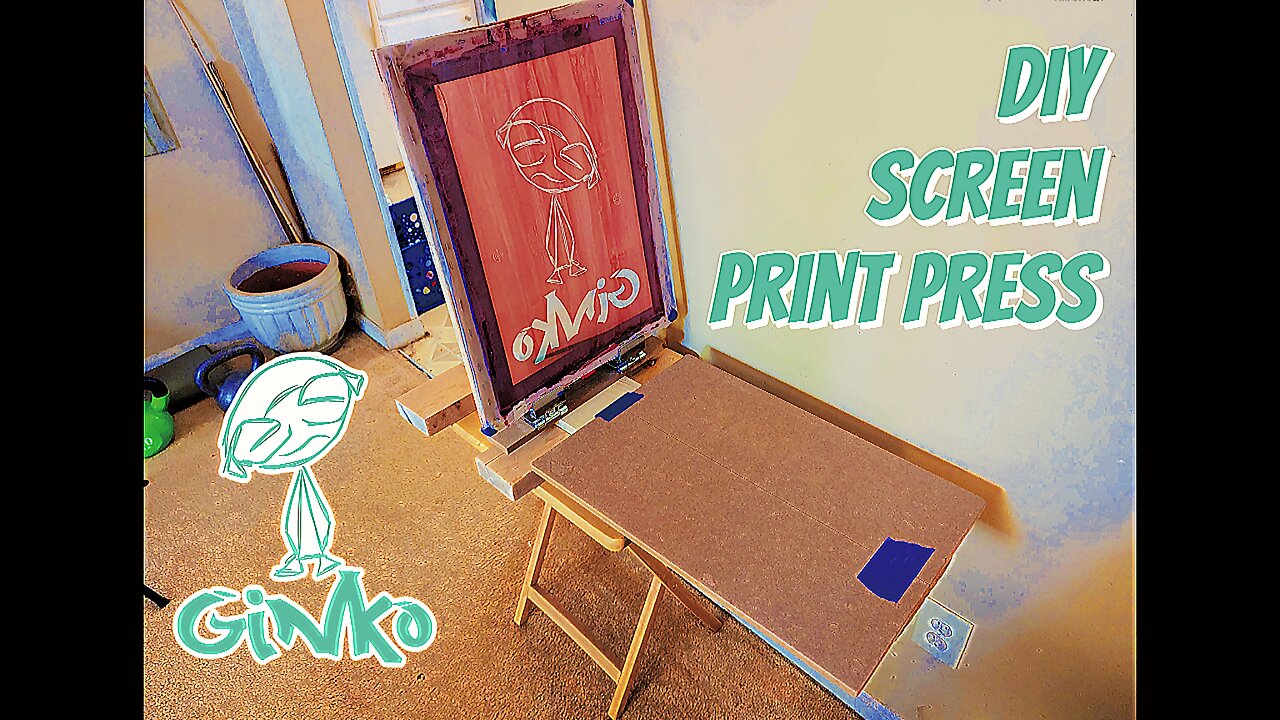 DIY Screen Print Press How To | GiNkO Apparel Journey