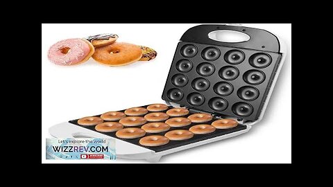 16 Holes Mini Donut Maker Machine Electric Non-Stick Breakfast Machine oven Kitchen Review