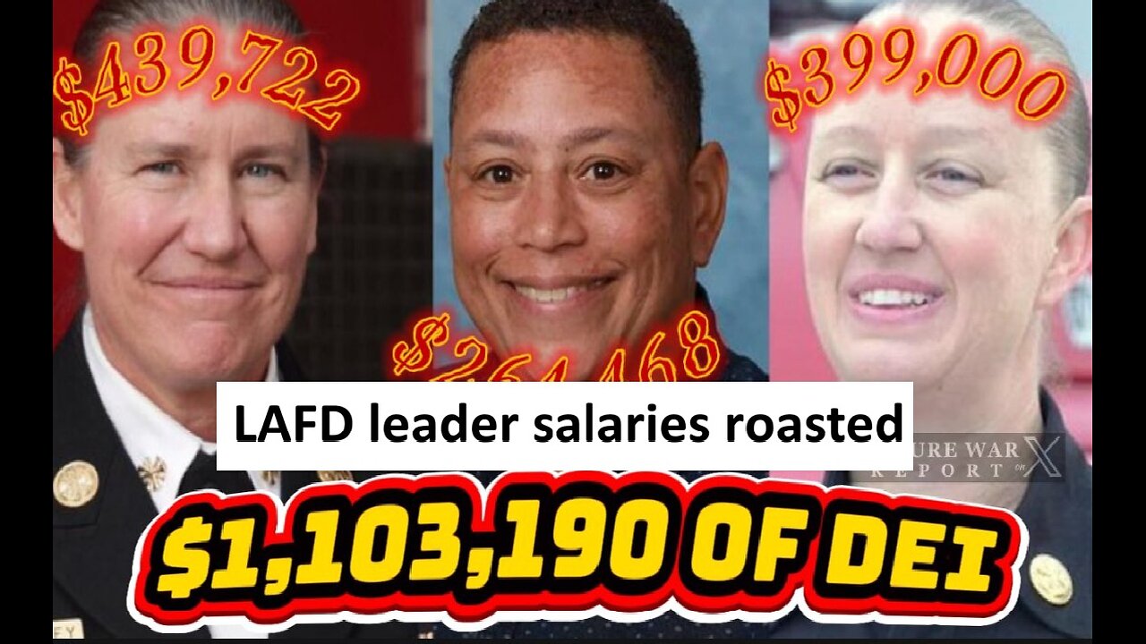 LA fire salaries and DEI critiqued, nearly 400k per year for chief