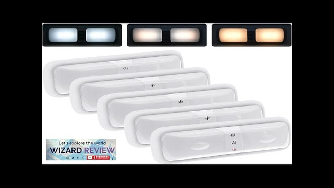 Miady RV Dimmable Lights Interior 1800 LM 3 Color Temperature and 5 Review