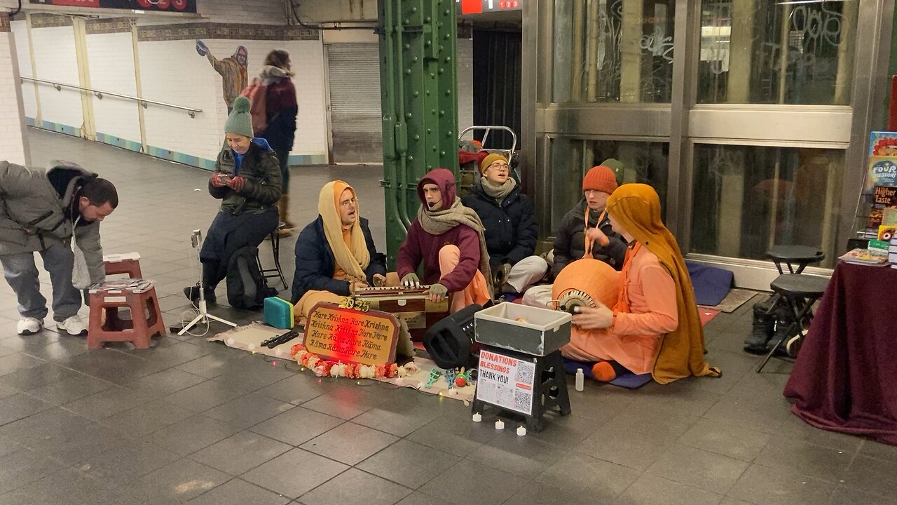 NYC Subway: Hari Krishna (Times Square)