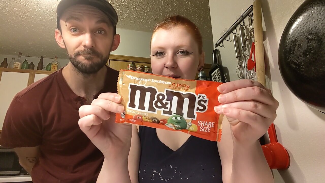 Peanut Butter and Jelly M&Ms Taste Test