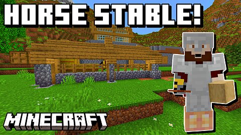 I Made A HORSE STABLE In Survival Minecraft! (G1's Adventure #3)