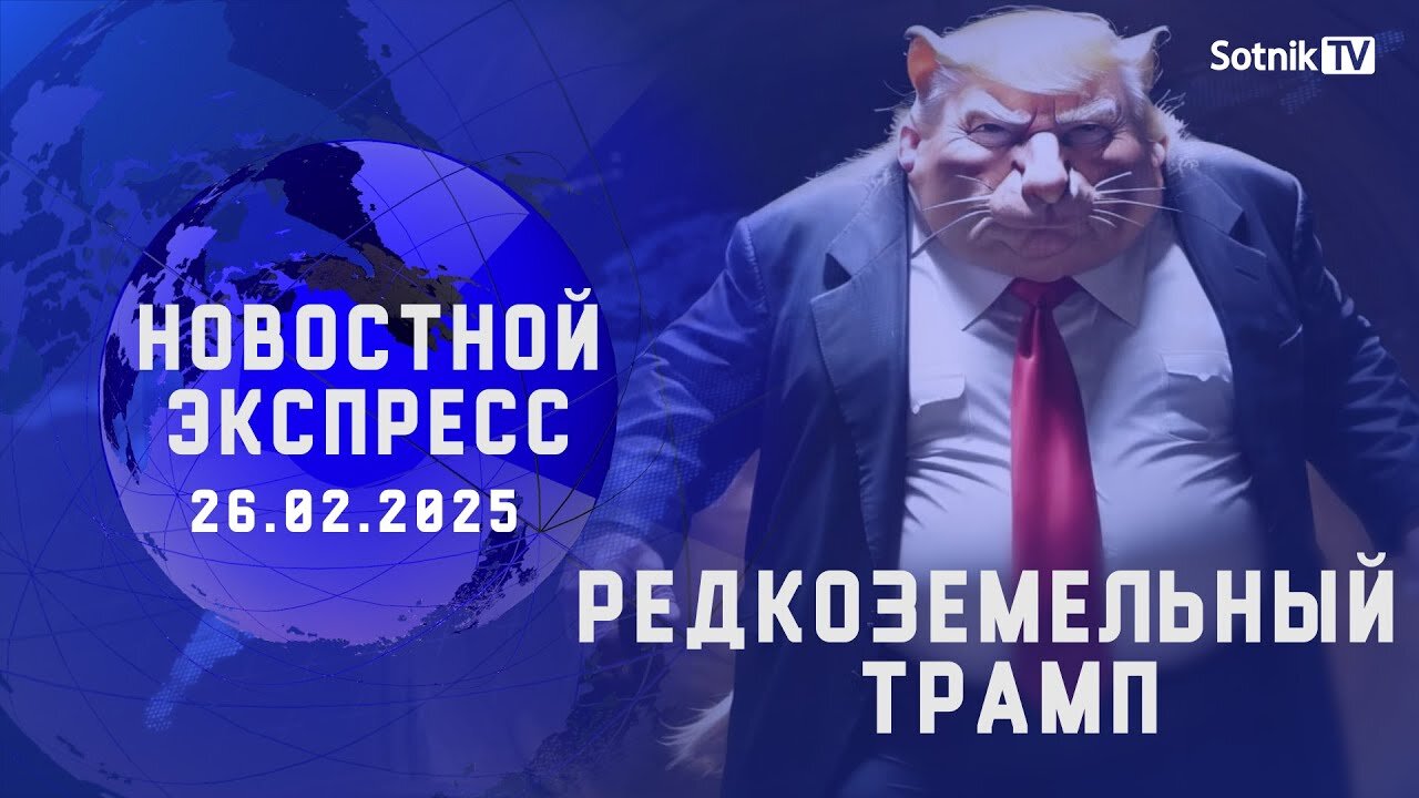 НОВОСТНОЙ ЭКСПРЕСС: РЕДКОЗЕМЕЛЬНЫЙ ТРАМП