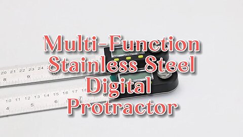 Multi-Function Stainless Steel Digital Protractor: Accurate Measurements Every Time!