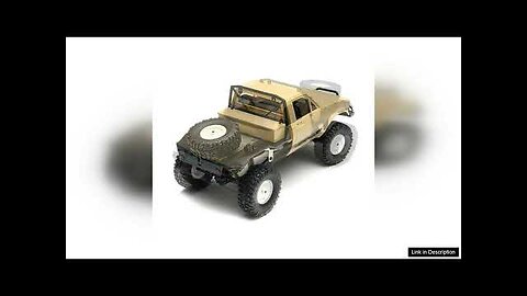 WPL C14 upgrade 1/16 2.4G 4WD Off Road RC Military Car Rock Review