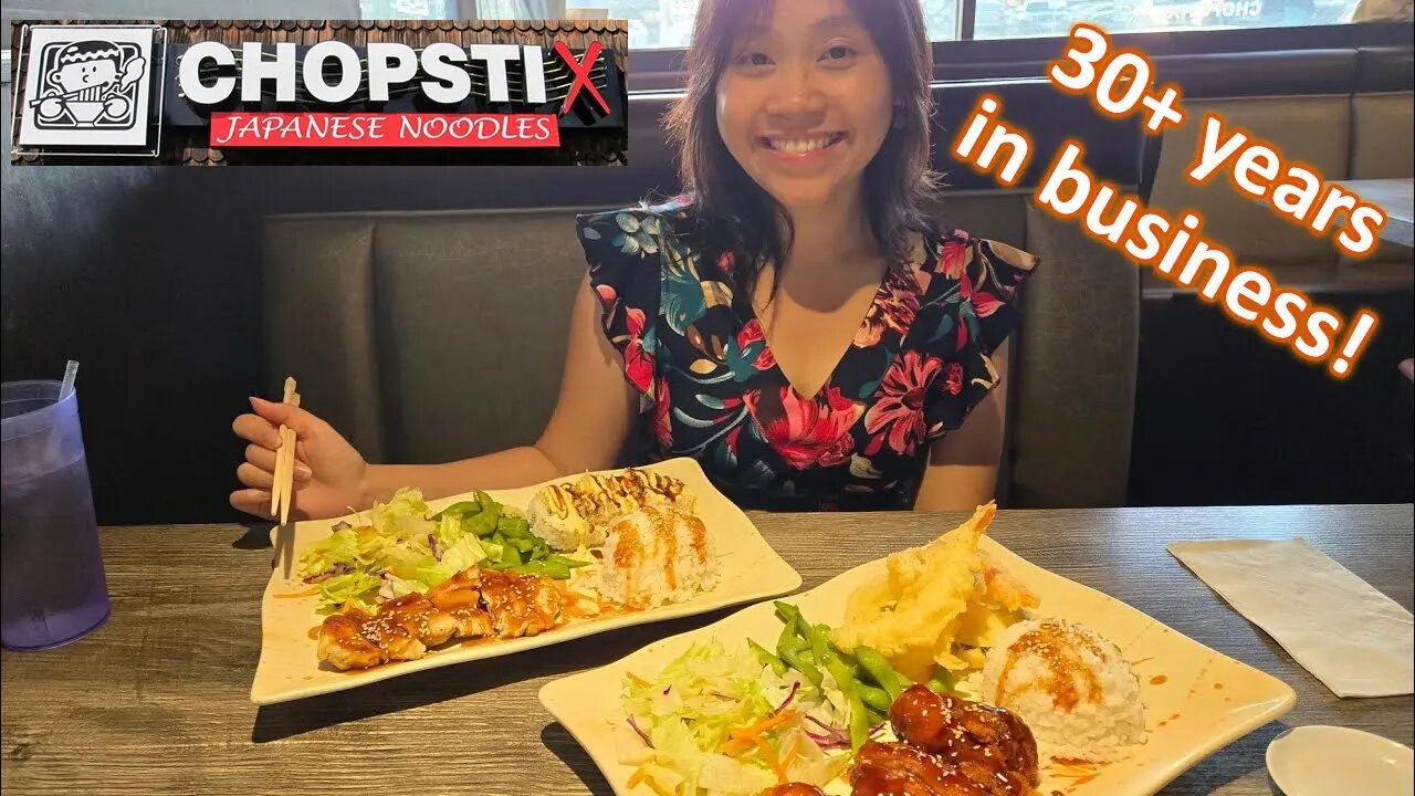 Over 30 years in business! Affordable Sushi and Bento Box at Chopstix