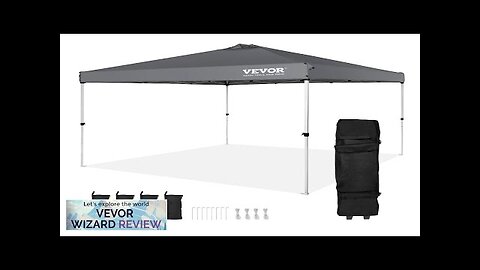 VEVOR Pop Up Canopy Tent 10 x 10 ft 250 D PU Review