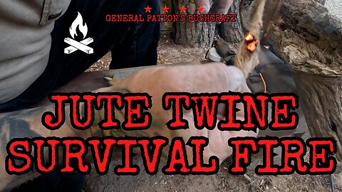 JUTE TWINE SURVIVAL FIRE