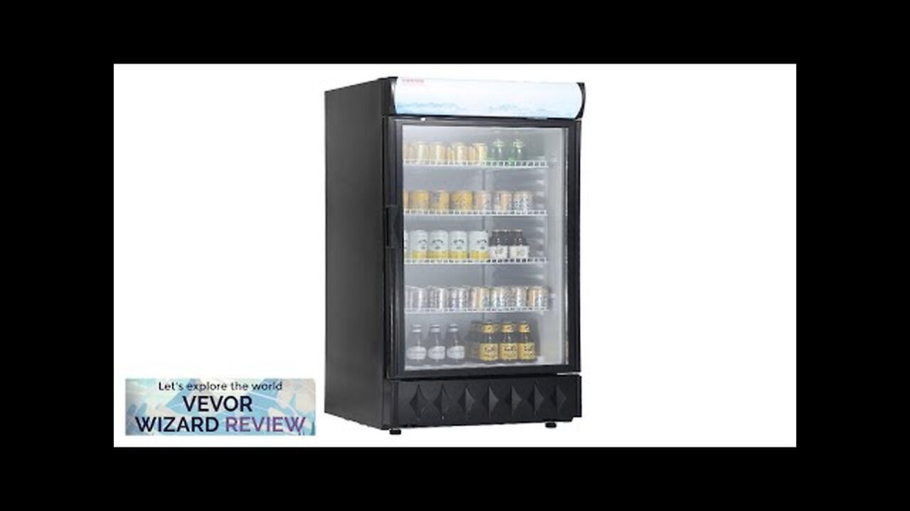 VEVOR Commercial Merchandiser Refrigerator 9.7 Cu.Ft / 275L Beverage Refrigerator Cooler Review