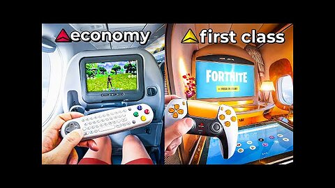 I Tried Gaming In EVERY Airplane Seat