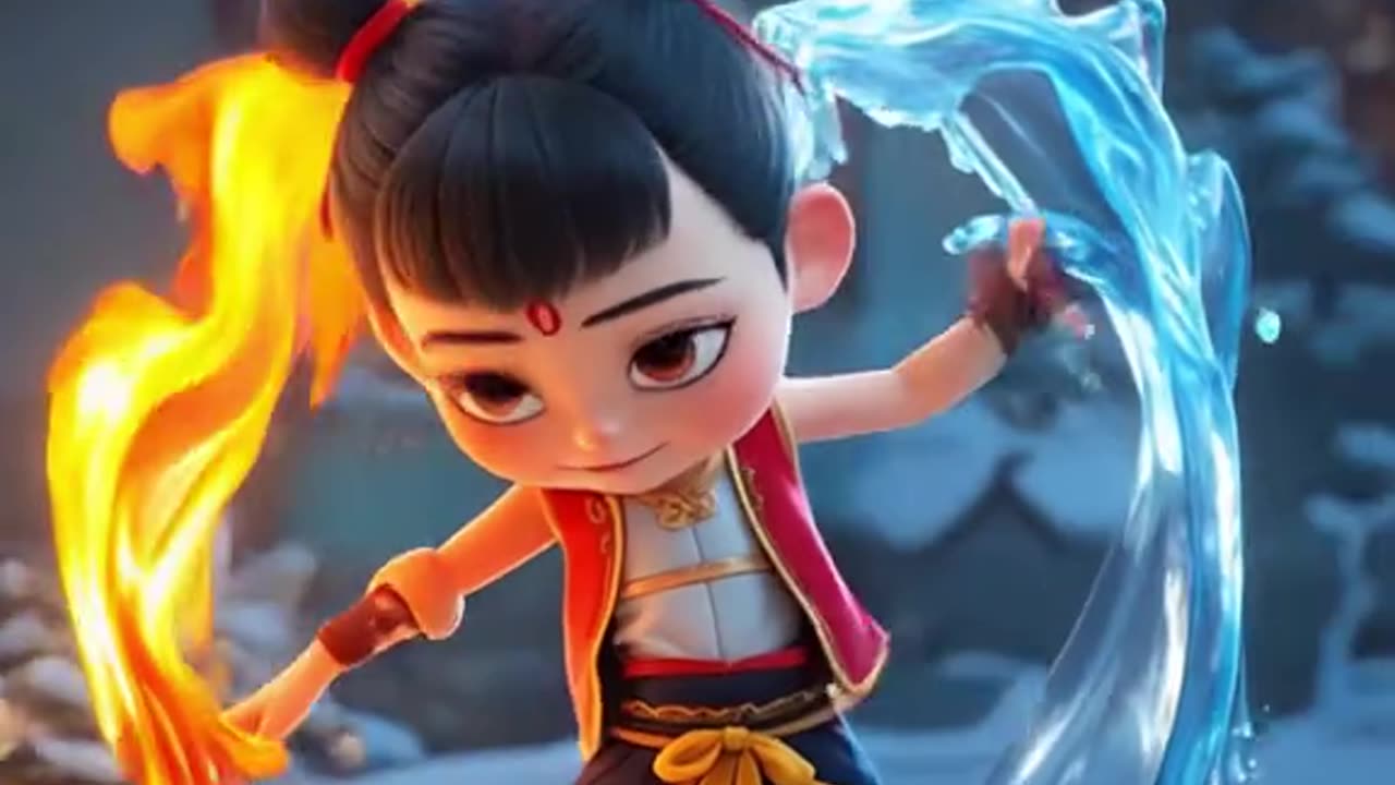 The cat found a Nezha today, take it home
