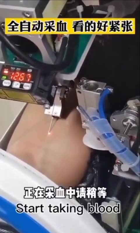 Robots are actively used in China to collect venous blood
