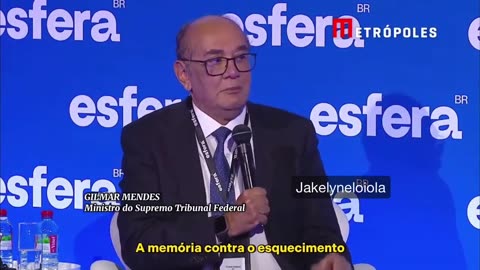 Gilmar Mendes, em Paris 14/10/23 “Se hoje nós temos a eleição do presidente Lula, isso se deveu a uma decisão do STF