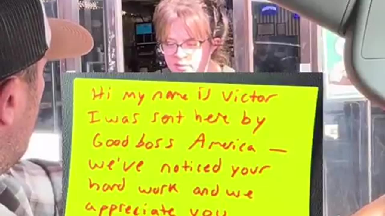 What a sweet woman.
