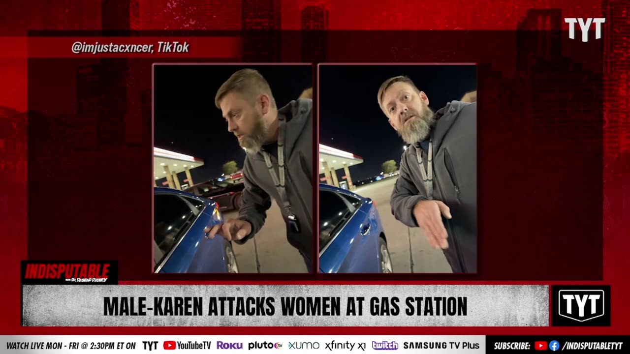 WATCH: Gas Station Male-Karen Goes BALLISTIC, Attacks Women Over Parking Space