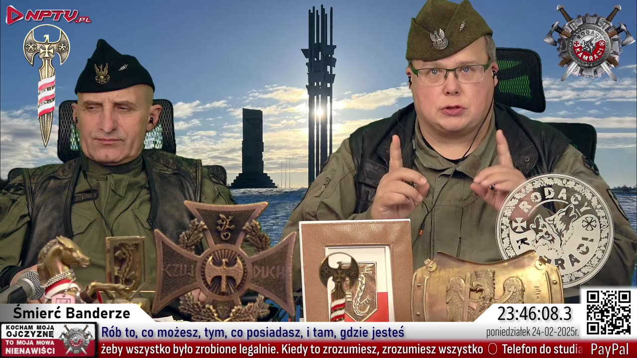 Śmierć Banderze. Pon. 24.2.2025r. W. Olszański, M. Osadowski Rodacy Kamraci NPTV.pl