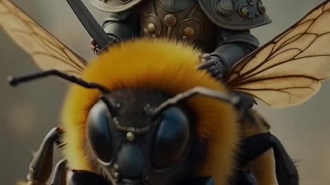 Young Warrior vs Giant Bee: Epic Kungfu Battle #DocumentsAI77 #AIAdventure