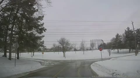 [4K] Newmarket, Ontario! #3 Winter Cloudy day driving, ON. CA.