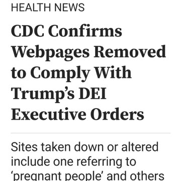 DEI being eliminated