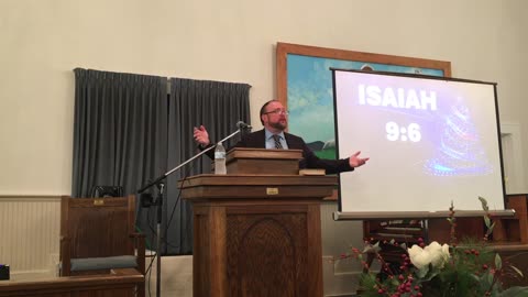 Pastor Gene Miller at Castleberry Baptist Church on December 15, 2024.