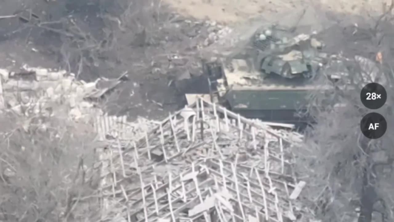 The moment an ATGM missile hits the turret of a Ukrainian M2A2 Bradley