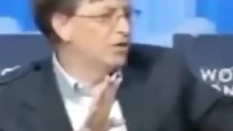 2008: Bill Gates and Klaus Schwab discuss at the WEF, Malaria, Reducing the Population