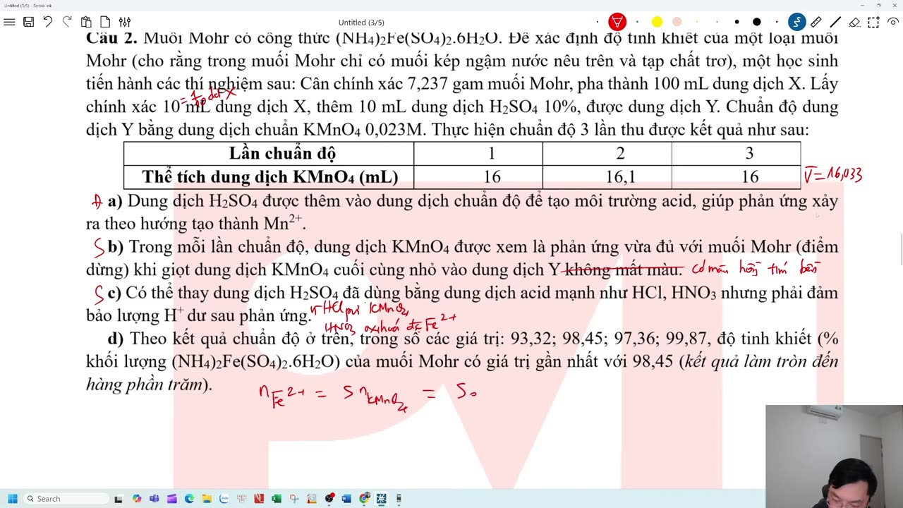 "VIDEO CHỮA ĐỀ THI THỬ SỞ VĨNH PHÚC MÃ 304 "