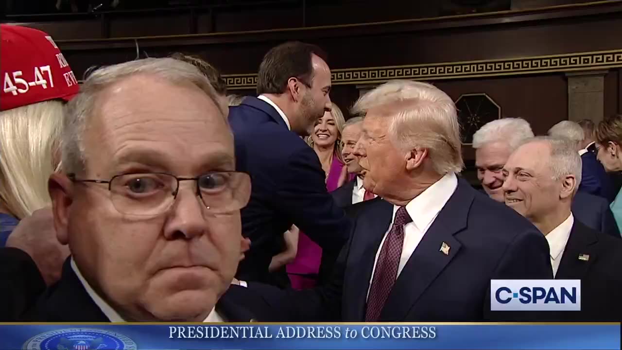 GOP Lawmaker Snatches 'This Is Not Normal Sign' From Democrat Colleague At Trump's Address