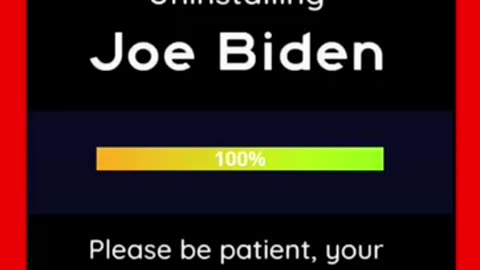 Uninstalling Joe Biden