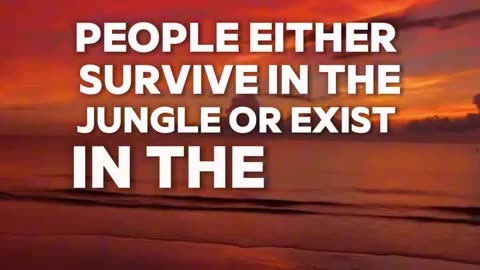 Are you thriving in the wild or just existing in a cage? 🦁🌿