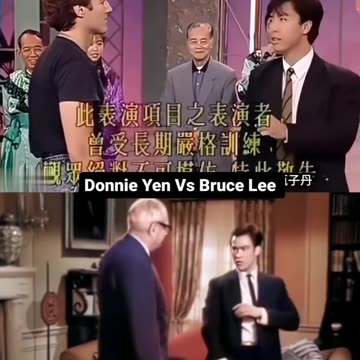 Donnie Yen Vs. Bruce Lee