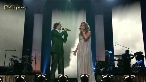 Celine Dion & Josh Groban Live The Prayer