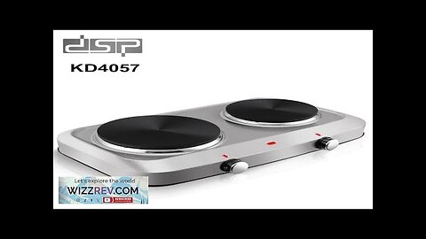 1500W Electric Stoves Stainless Steel Panel Cooktop Double Heating Plate Hot Thermostat Review