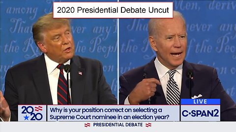 2020 Presidential Debate - Uncut