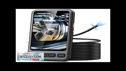 Triple Lens Borescope DEPSTECH 5" IPS Screen Endoscope Camera with Light Split Review