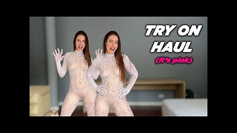 TRANSPARENT WHITE BODYSUIT TRY ON HAUL (FISHNET SEE THROUGH)