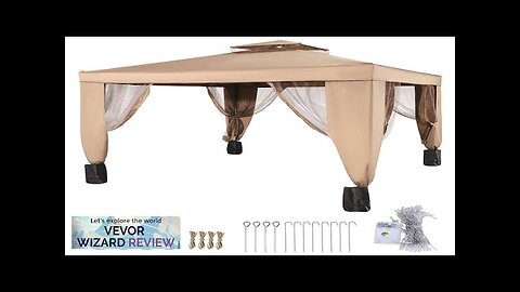 VEVOR Outdoor Canopy Gazebo Tent Portable Canopy Shelter with 10'x10' Large Shade Review