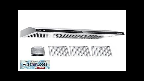 36" Under Cabinet Range Hood Vent Hood 900CFM Gesture & Touch Control Review