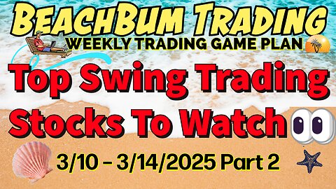 Top Swing Trading Stocks to Watch 👀 | 3/10 – 3/14/25 | AEHR AMZY NVDY SSTK TSLY APLY URAX & More