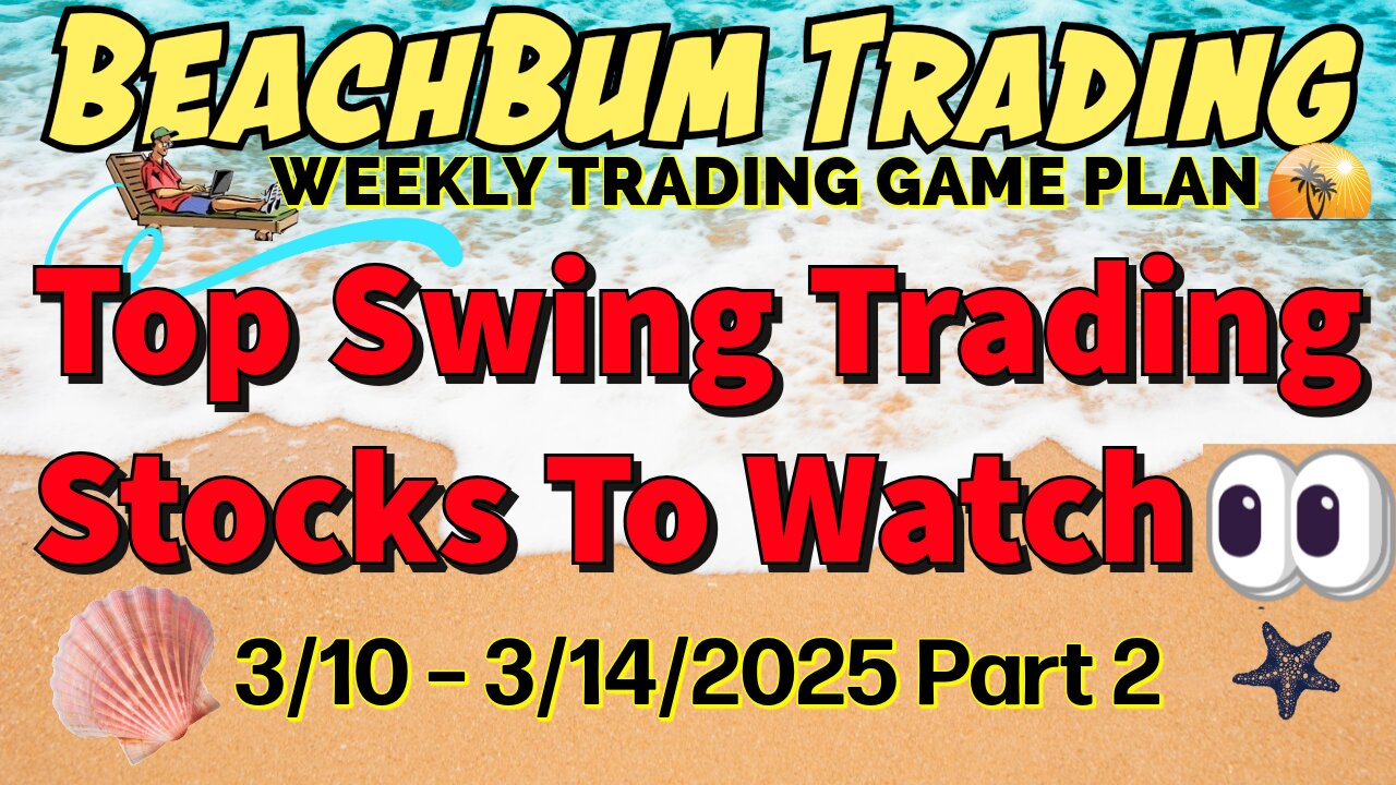 Top Swing Trading Stocks to Watch 👀 | 3/10 – 3/14/25 | AEHR AMZY NVDY SSTK TSLY APLY URAX & More