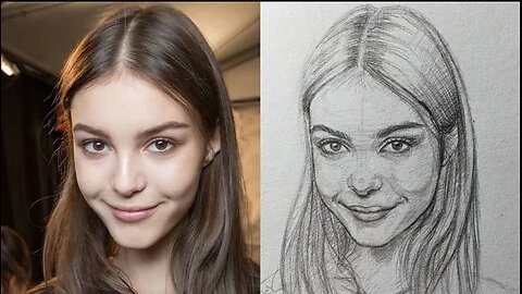 How to draw a face for beginners | loomis method drawing tutorial #tutorial #drawing #artwork